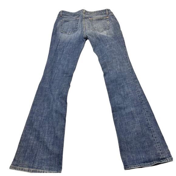 Bebe Women’s Vintage High Quality Flared Low Rise Size 30 Denim Jeans - Picture 3 of 6